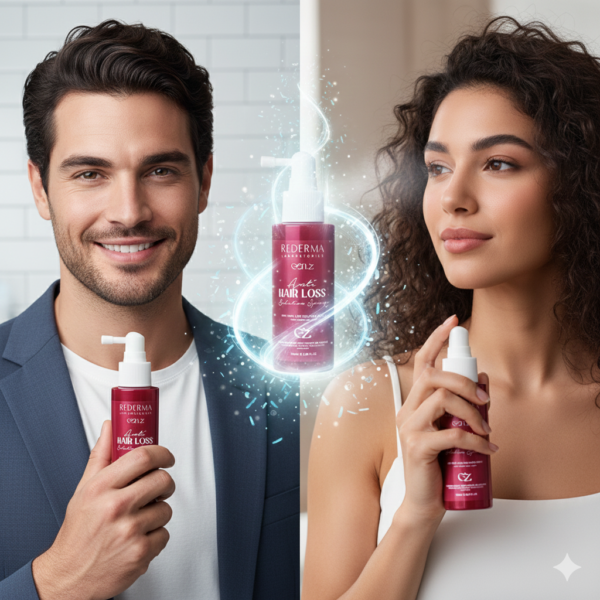 Gemini_Generated_Image_1ofs9z1ofs9z1ofs Rederma - Gen Z – Hair Loss Treatment- Hair Grow Spray – Caffeine, Biotin & Garlic Extract – Strengthens Roots & Revives Scalp – Leave-in Tonic - 100ml