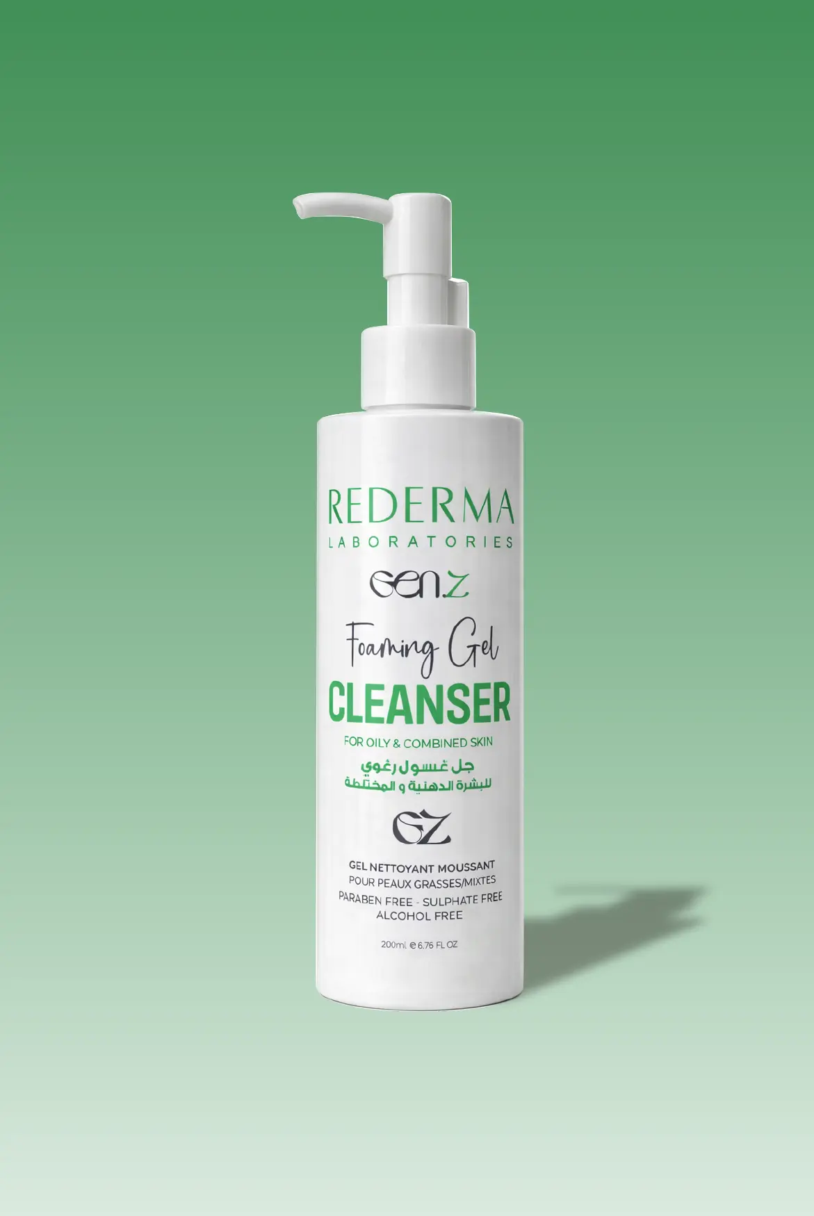 Rederma Foaming Gel Cleanser for Oily & Acne-Prone Skin